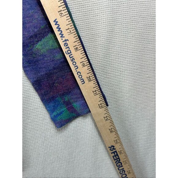 Soft Surroundings Painterly Artsy Print Tunic | V-Neck Lightweight Stretch Top S - Picture 5 of 9